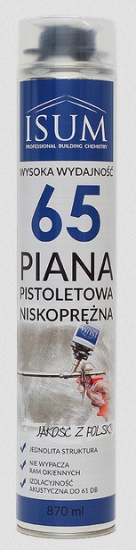 Montażowa piana poliuretanowa ISUM 65