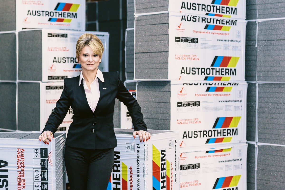 Prezes zarządu Austrotherm Sp. z o.o. Anna Śpiewak, Fot. AUSTROTHERM