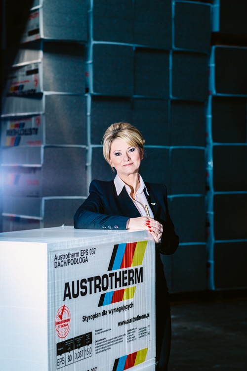 Prezes zarządu Austrotherm Sp. z o.o. Anna Śpiewak, Fot. AUSTROTHERM