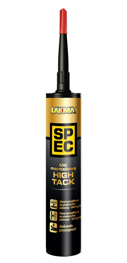 Lakma - klej montażowy - HIGH TACK Fot. Lakma