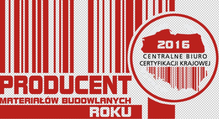 Tytuł Producenta Materiałów Budowlanych 2016 dla firmy Lakma