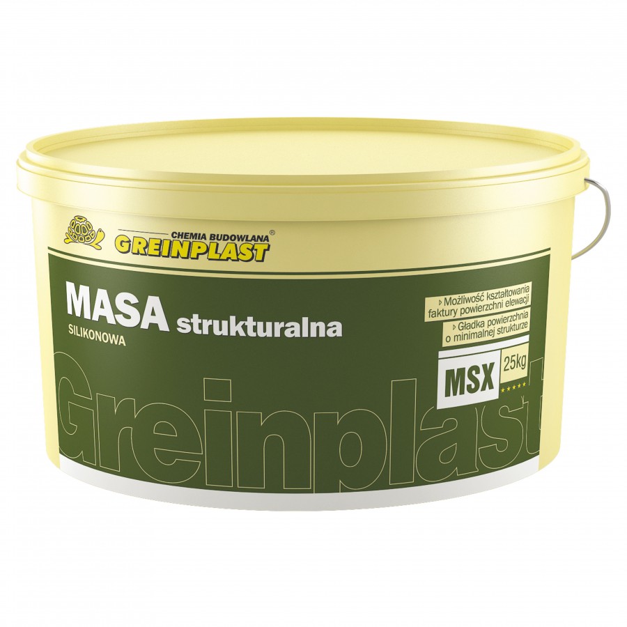 Masa strukturalna silikonowa Fot. Greinplast