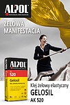 Klej żelowy elastyczny AK 520 GELOSIL. Fot. ZSChiM PIOTROWICE II