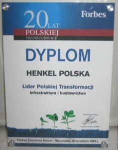 Henkel Polska wśród Liderów 20 lat Polskiej Transformacji