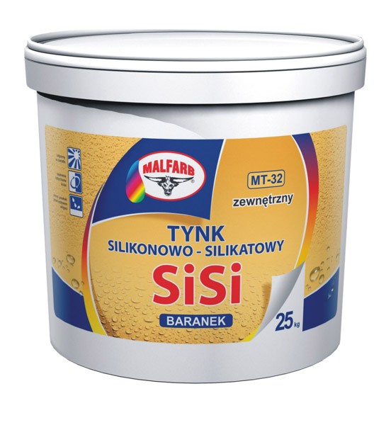 Malfarb - tynk SISI silikonowo-silikatowy zewnętrzny