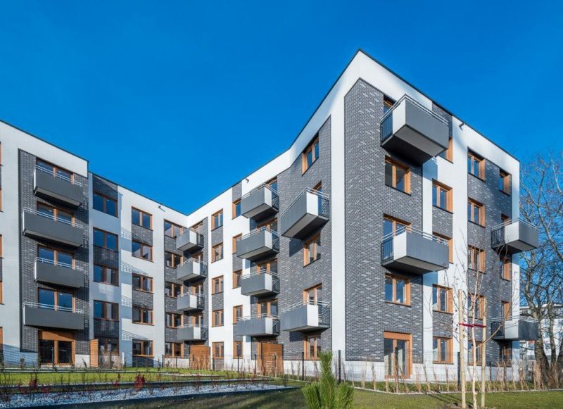 Budynek wielorodzinny we Wrocławiu, ul. Sołtysowicka 32 – „Wyróżnienie Internautów” w kategorii „budynek wielorodzinny nowy”. Fot. Baumit