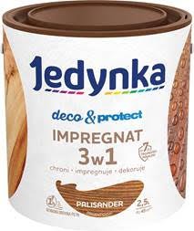 Impregnat do drewna 3w1 z serii Jedynka Deco & Protect. Fot. Jedynka