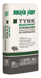 Tynk Cementowo-Wapienny Maszynowy Standard Do Wewnątrz. Fot. Dolina Nidy