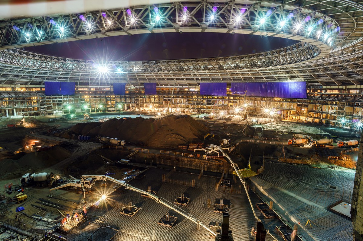 Stadion Łużniki (Moskwa). Fot. Lafarge