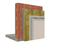 System ocieplenia weber.therm WM na wełnie zwykłej. Fot. Weber