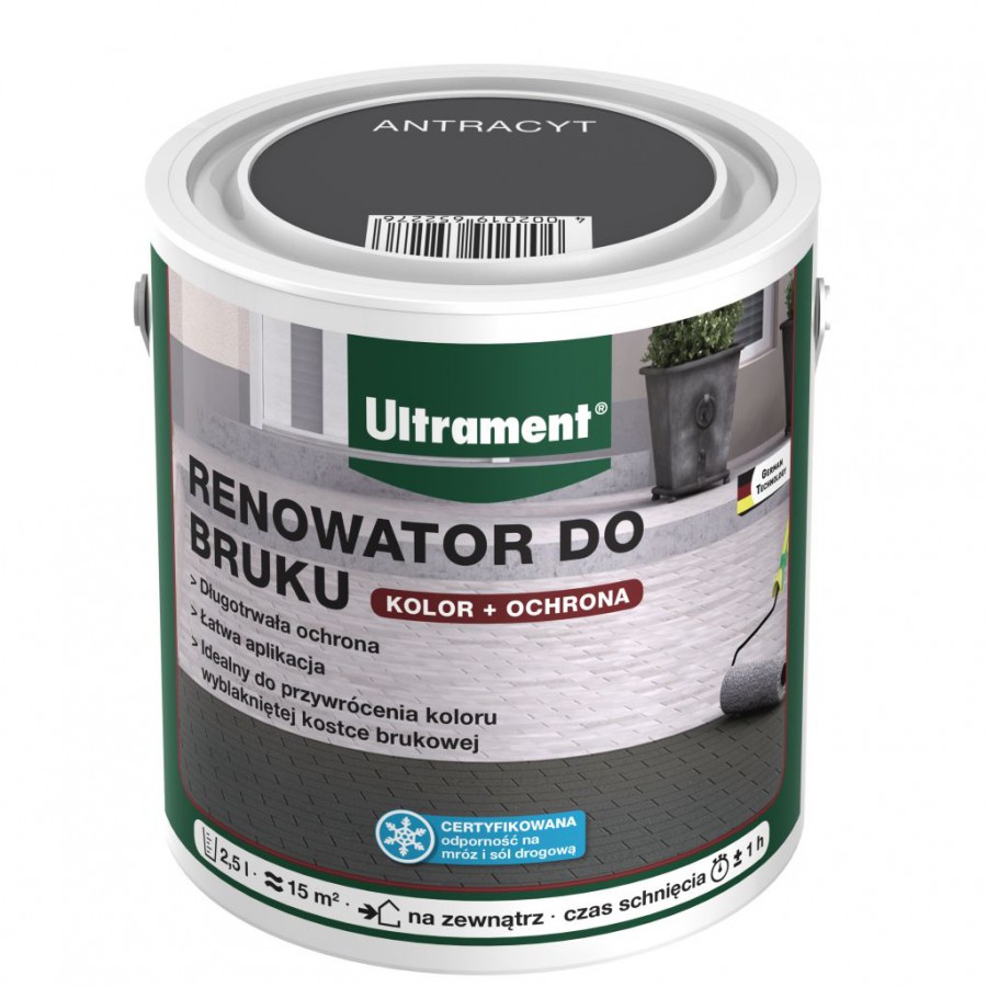 Renowator do bruku, antracyt. Fot. Ultrament