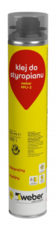 Klej do styropianu weber PPU-2. Fot. Weber