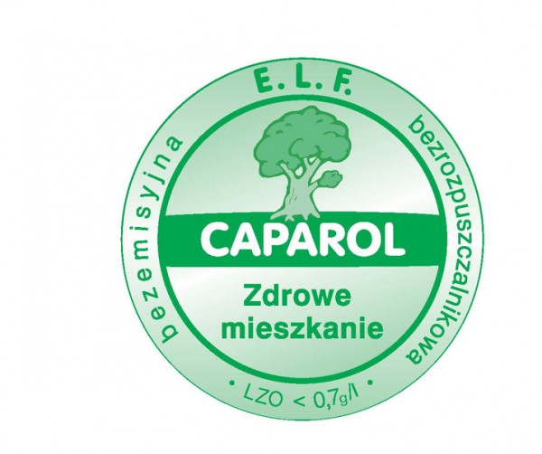 Bezemisyjne, bezrozpuszczalnikowe farby Caparol ze znakiem E.L.F.