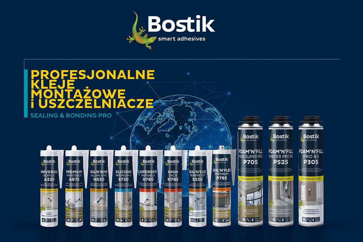 Bostik Sealing & Bonding Pro – nowa linia klejów i uszczelniaczy przeznaczona dla profesjonalistów. Fot. Bostik