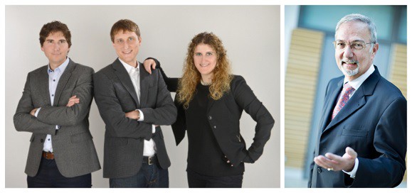 Z lewej do prawej: Andreas, Christoph i Stephanie Bubenhofer | Christian Wiemer. Fot. Kabe