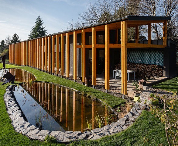 Single Family House Longitudinal-Axis Home, Budakeszi (Węgry)