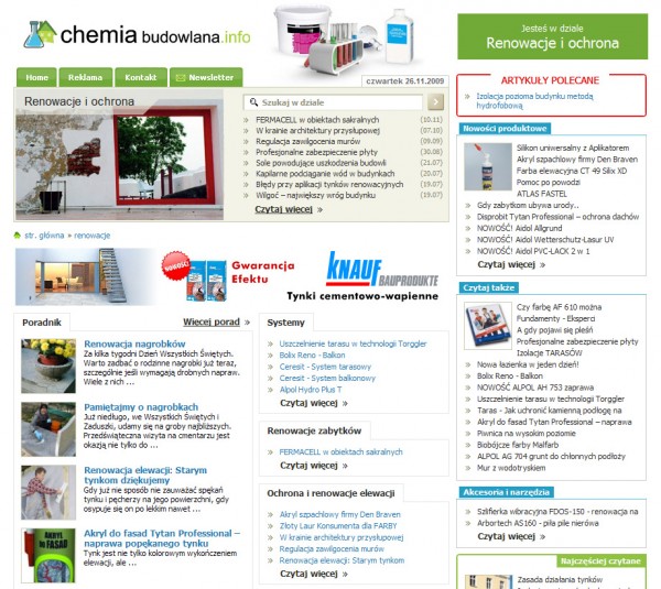 Renowacje i ochrona na chemiibudowlanej info