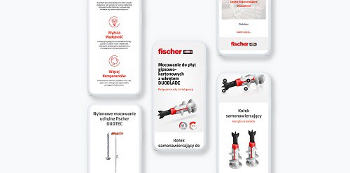 Karty produktowe rich content. Fot. fischer