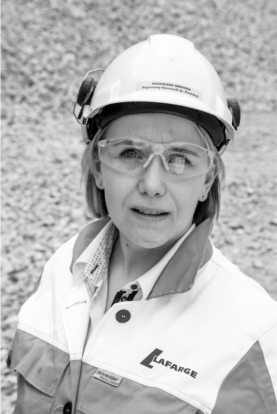 Magdalena Grońska Dyrektor ds. Bezpieczeństwa Ochrony Zdrowia i Zrównoważonego Rozwoju Lafarge. Fot. Lafarge