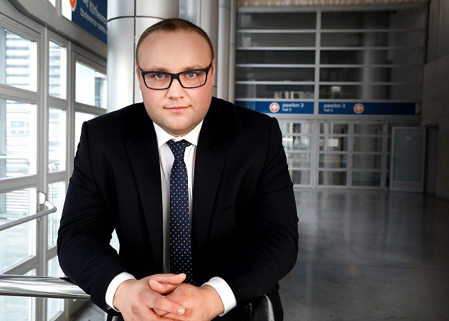 Mateusz Szymczak, dyrektor targów WinDoor-tech. Fot. mtp