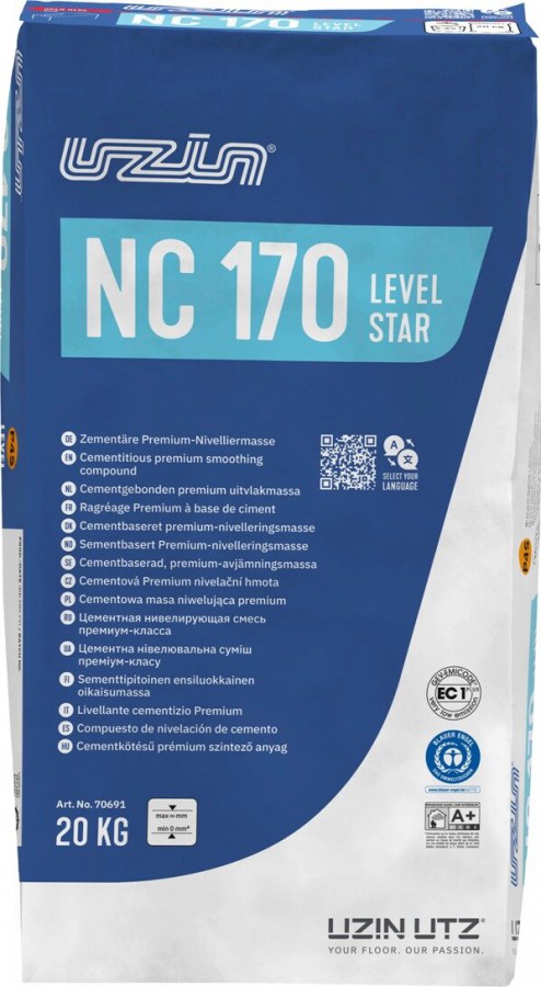 Szybka masa niwelująca UZIN NC 170 LevelStar Fot. UZIN Utz