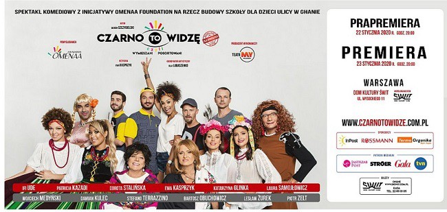 Czarno to widzę, Termo Organika wspiera projekt artystyczny Omeny Mensah. Fot. Termo Organika