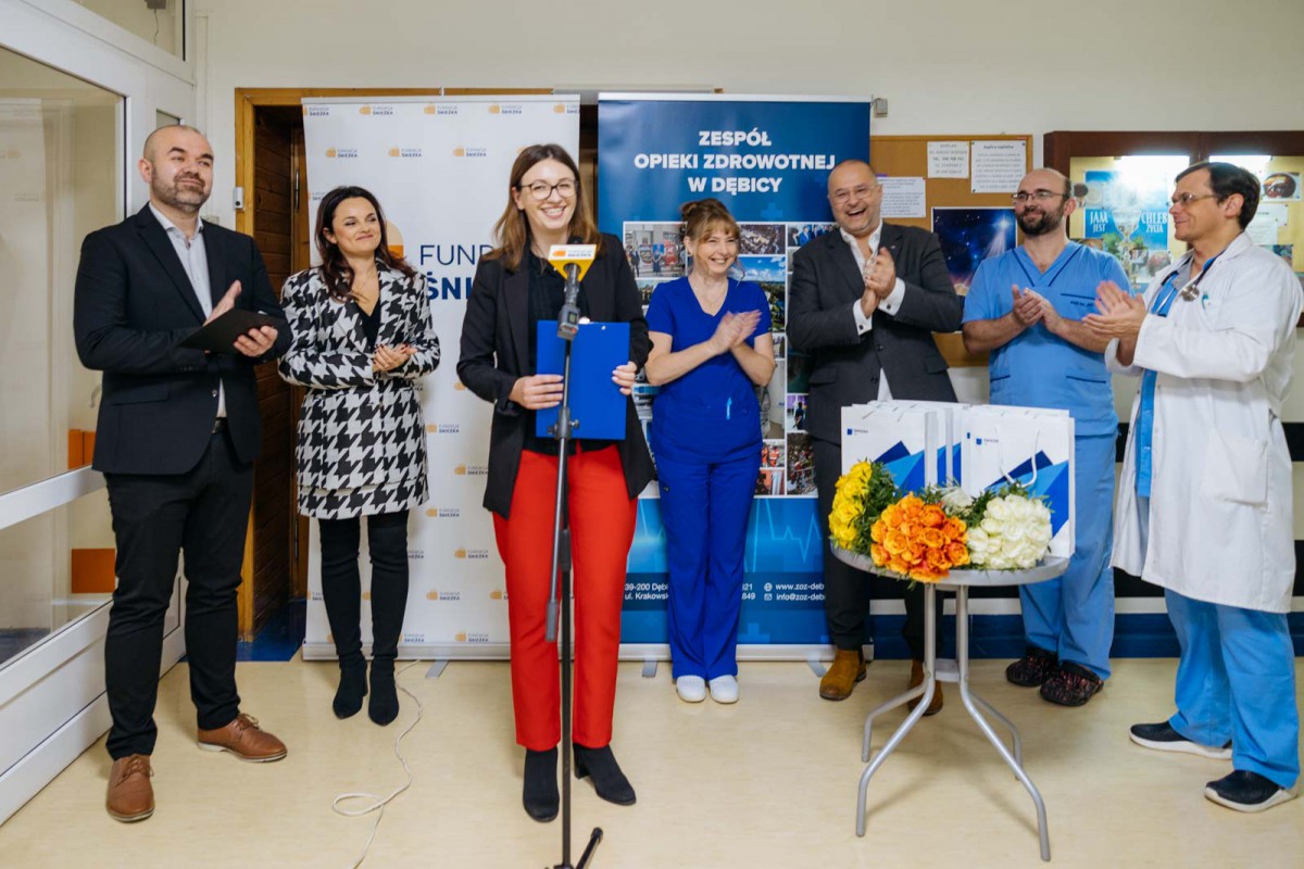 Fundacja Śnieżka odnowiła Kardiologię w dębickim ZOZ