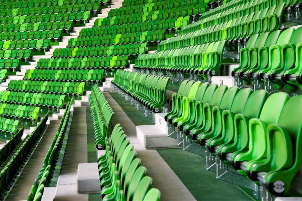 Arup, Krzesła Abacus na stadionie w Budapeszcie. Fot. Arup