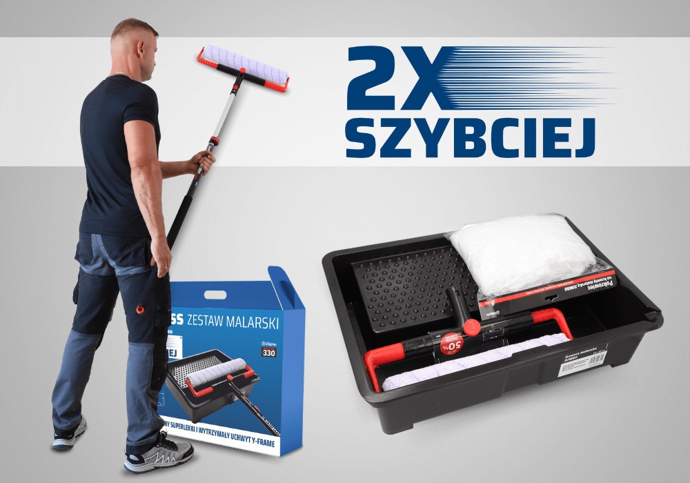 ZESTAW MALARSKI BADASS: MALUJ 2X SZYBCIEJ!