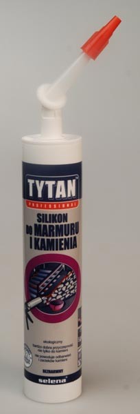 Silikon do marmuru i kamienia Tytan Professional z Aplikatorem 360°