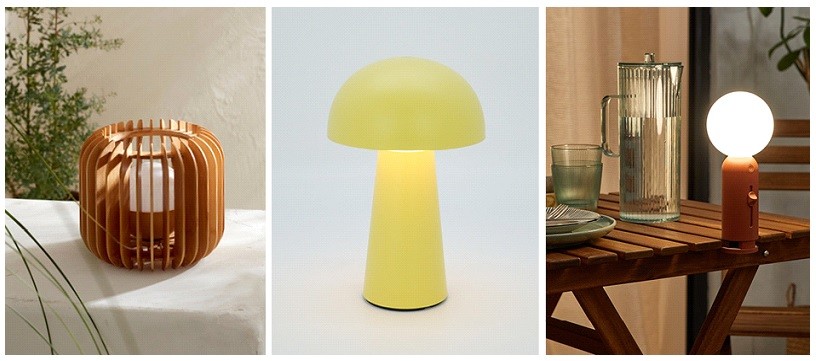 Nomad Lamps to modny i praktyczny dodatek do wnętrz. Fot. Leroy Merlin