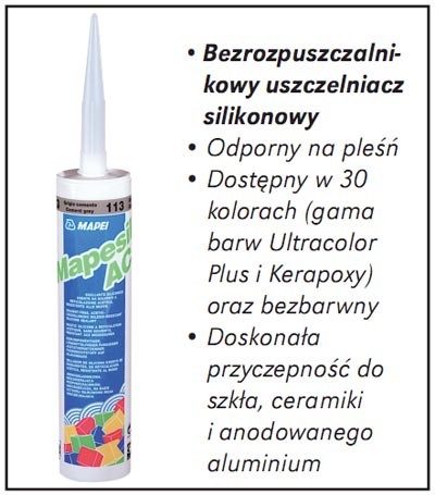 Montaż oraz spoinowanie mozaiki szklanej w technologii Mapei