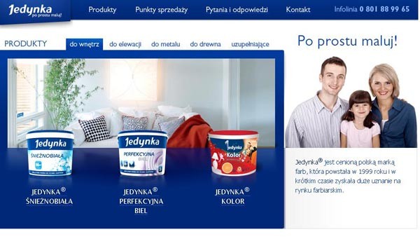 Nowa strona www.farbyjedynka