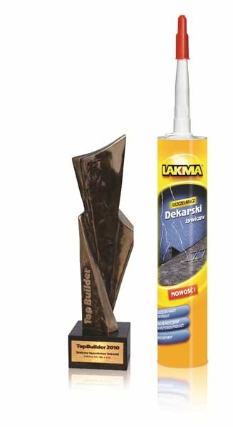 Nagroda TOP BUILDER 2010 za Żywiczny Uszczelniacz Dekarski.