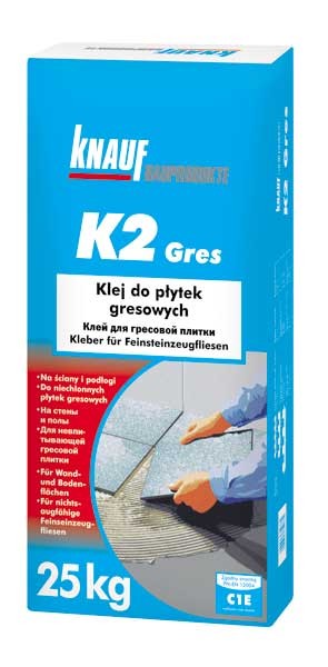 Gresowa łazienka z produktami Knauf