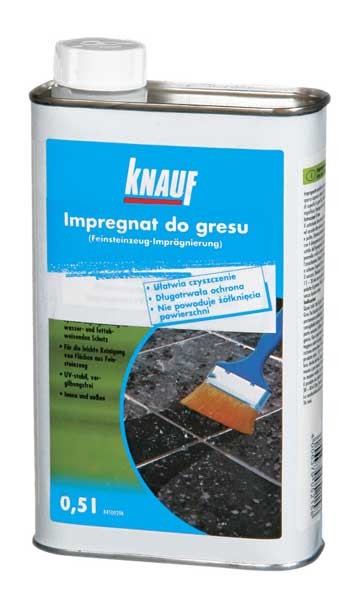 Gresowa łazienka z produktami Knauf