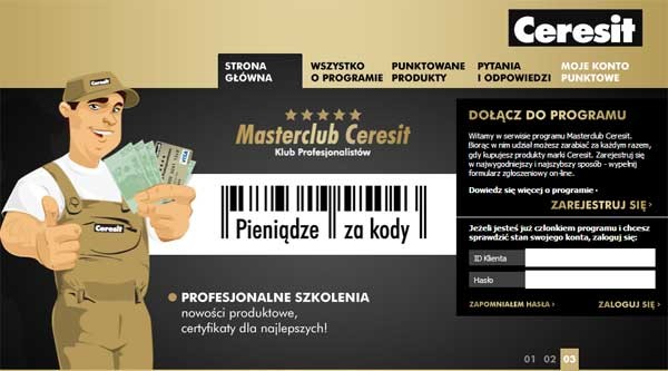 Ceresit - Nowy Program Lojalnościowy dla Wykonawców
