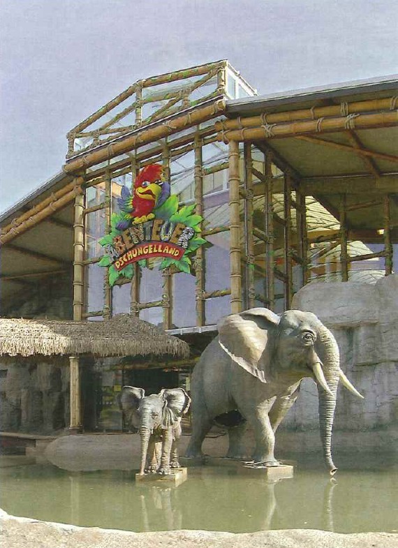 Dżungla na plaży w Weissenhaus, czyli sztuczne skały z Betofixu
