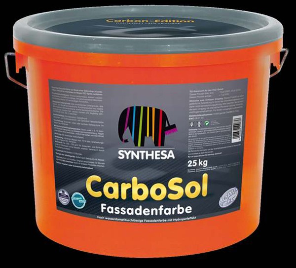 Farba CarboSol o extremalnej sile krycia z dodatkiem włókien węglowych.