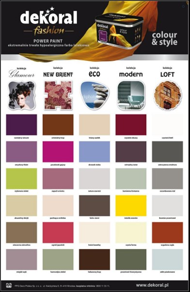 Dekoral - nowa kolekcja „Colour & Style”