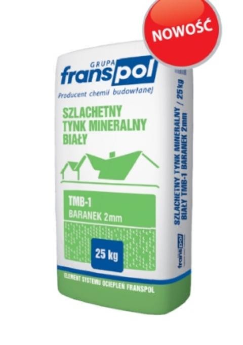 Franspol - Szlachetny Tynk Mineralny biały baranek TMB-1