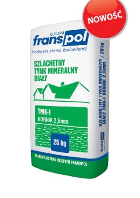Franspol - Szlachetny Tynk Mineralny biały kornik TMK-1