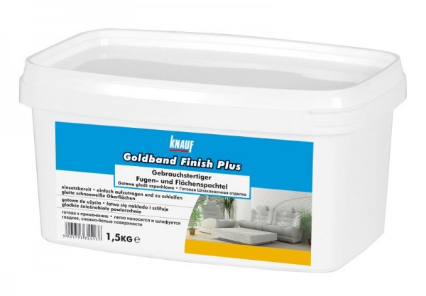 Knauf Goldband Finish Plus Gotowa gładź szpachlowa