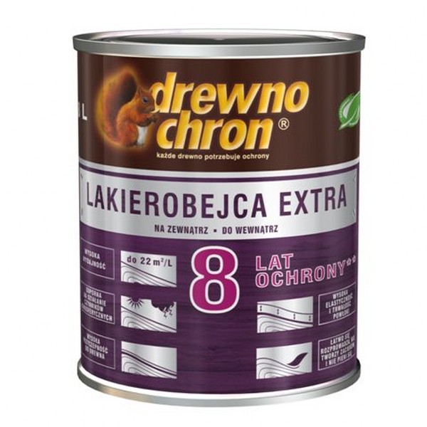 Lakierobejca Extra Drewnochron – ochrona drewna na 8 lat
