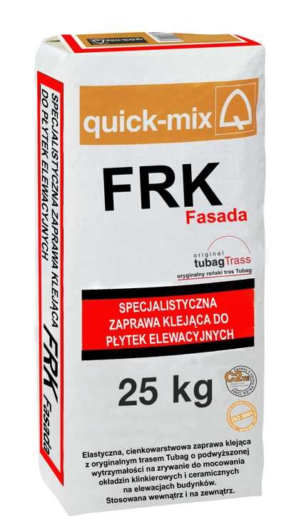 FRK Fasada Specjalistyczna zaprawa klejąca do płytek elewacyjnych