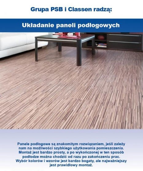 Układanie paneli podłogowych