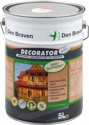 Dekoracyjny impregnat do drewna Den Braven Decorator, fot. Den Braven