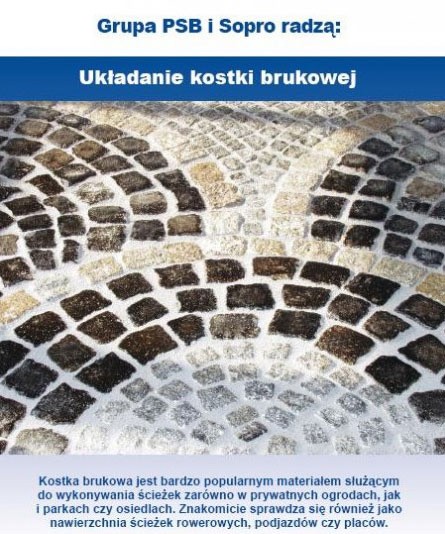 Układanie kostki brukowej
