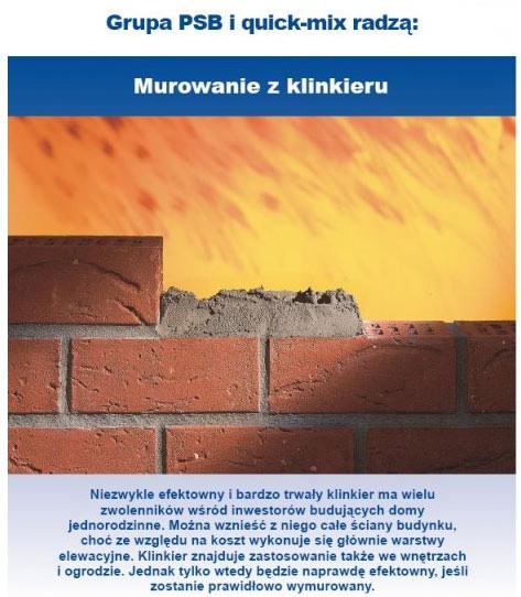 Murowanie z klinkieru