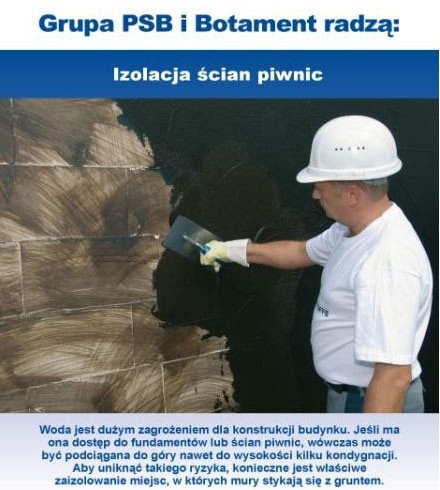 Izolacja ścian piwnic